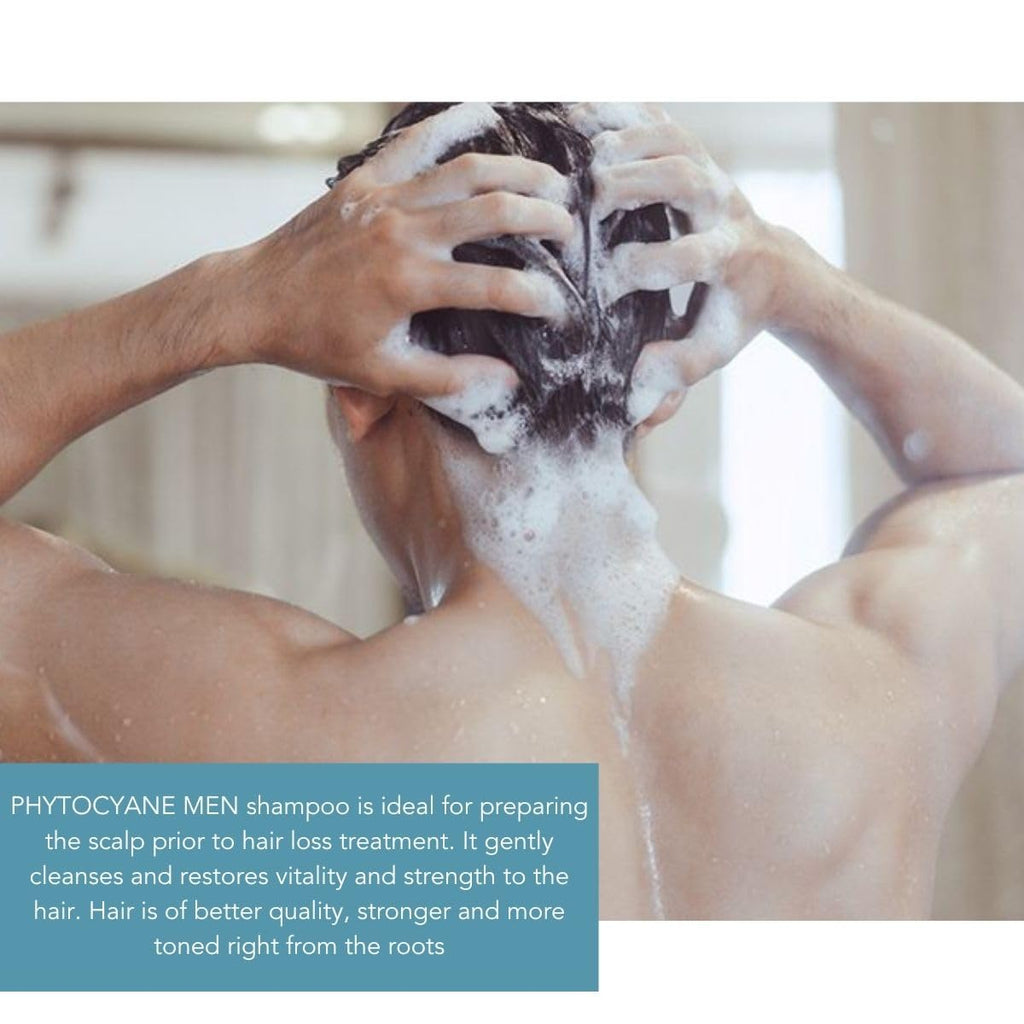 PHYTOCYANE Men Invigorating Shampoo — Hair Thinning Treatment | PHYTO, 8.45 fl oz