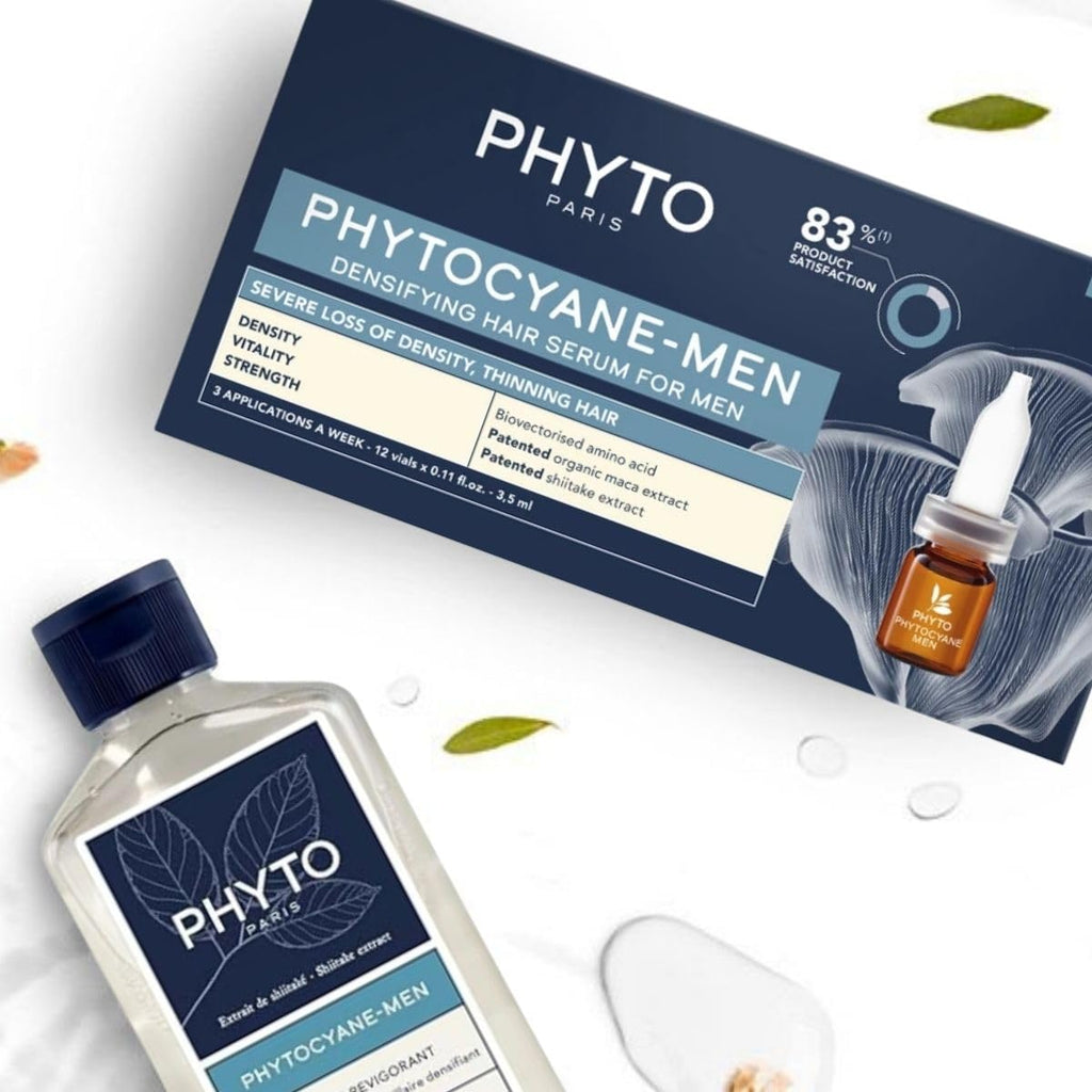 PHYTOCYANE Men Invigorating Shampoo — Hair Thinning Treatment | PHYTO, 8.45 fl oz