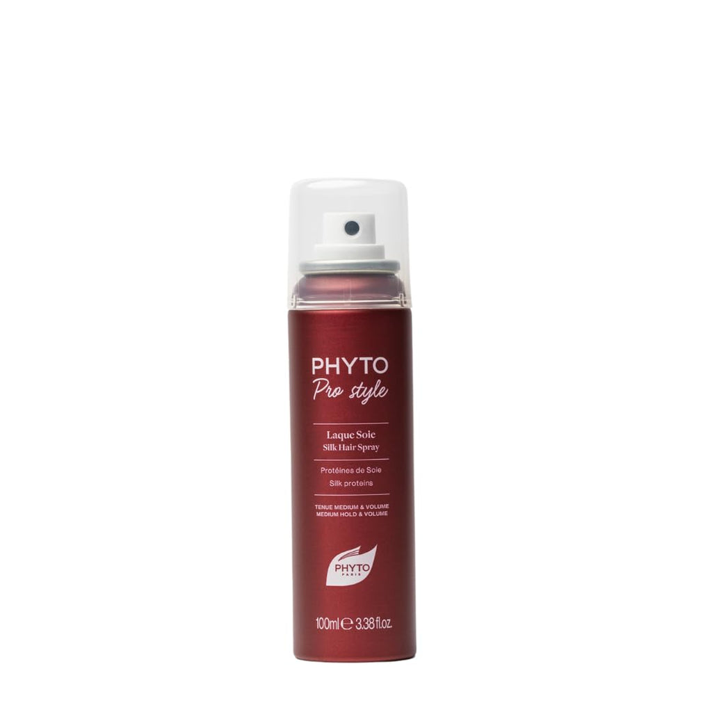 PHYTO PRO STYLE Laque Soie – Hairspray with Silk Proteins for Natural Hold, Shine & Brushable Finish (3.38 fl oz)