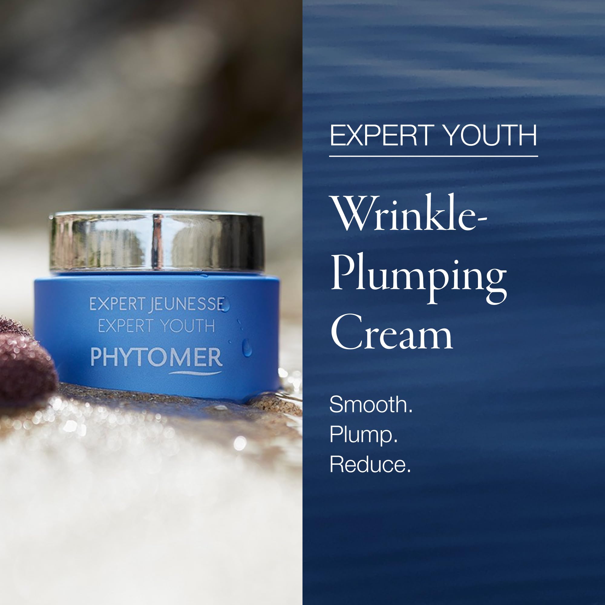 Phytomer Expert Youth Wrinkle Cream | Hydrating Anti-Wrinkle Plumping Facial Cream – 96% Natural Origin, 50ml