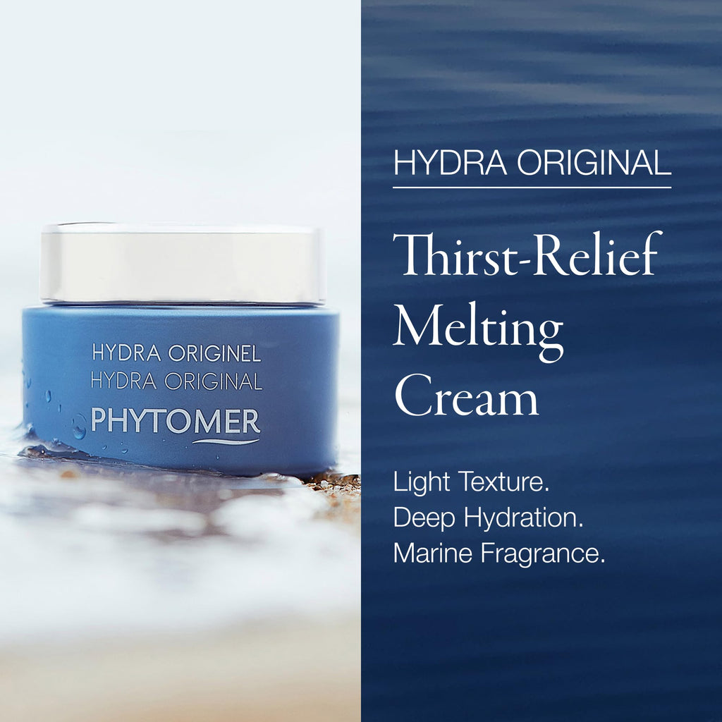 Phytomer Hydra Original Thirst-Relief Melting Cream | Organic Hydration for Dry Skin | 50ml
