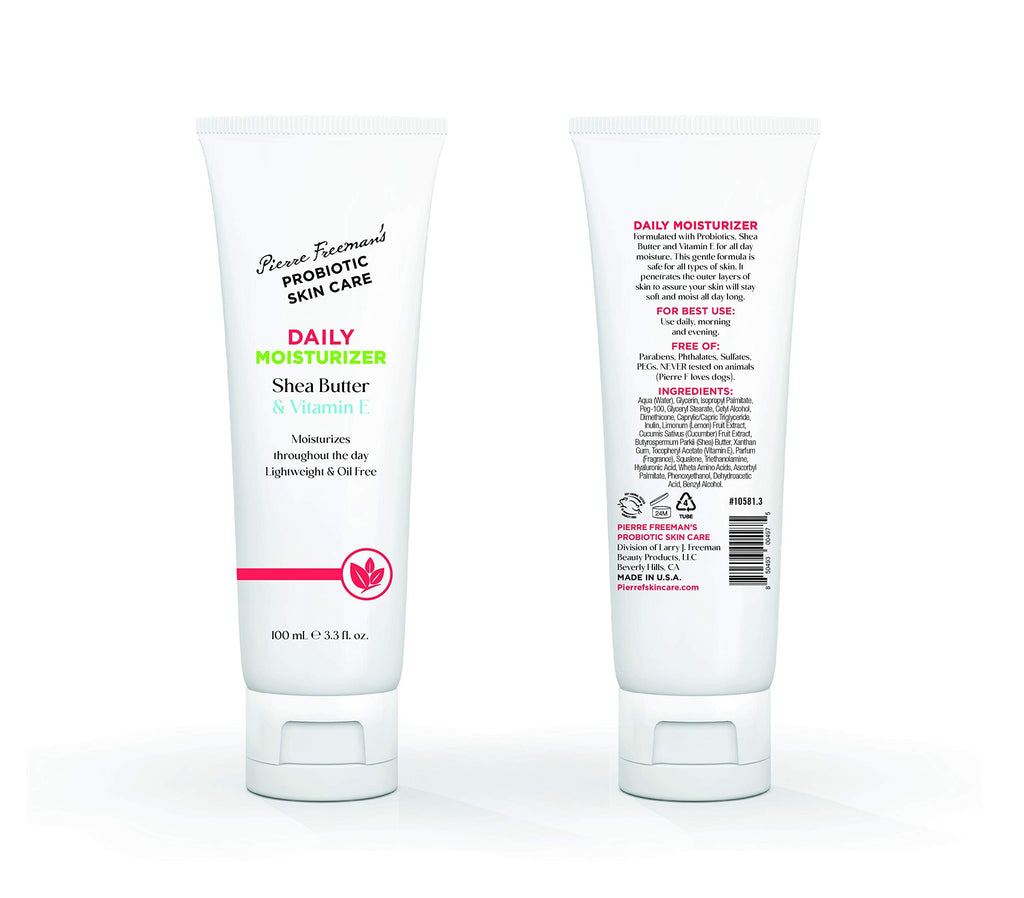 Pierre Freeman's Probiotic Skin Care Daily Moisturizer with Shea Butter & Vitamin E (3.3 oz)