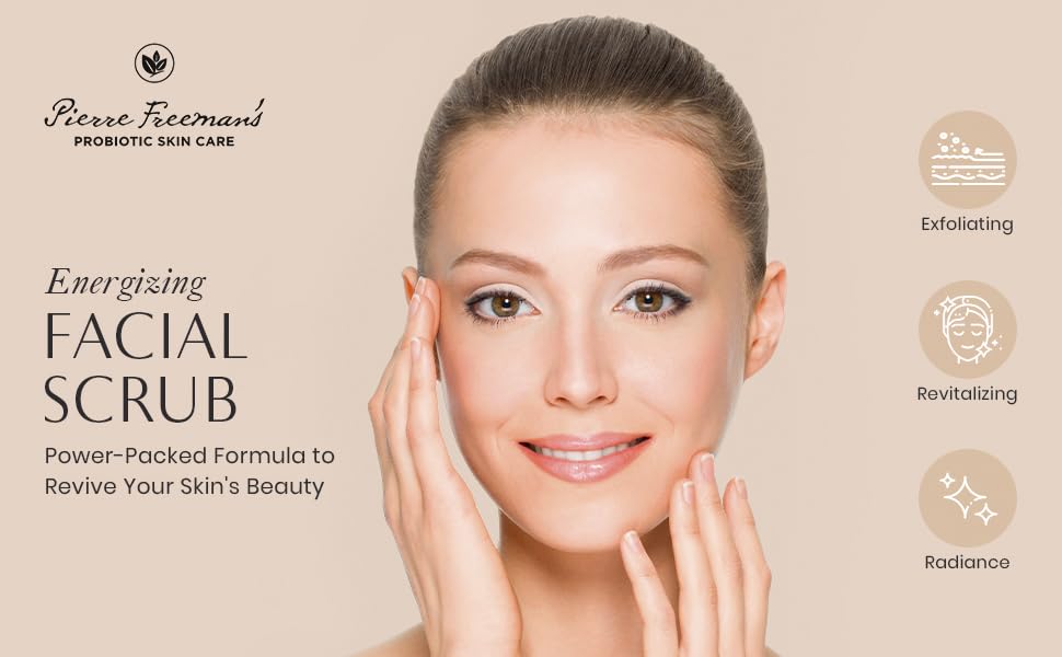 Pierre Freeman's Energizing Facial Scrub with Vitamin B & Açaí Berry (8 oz.)