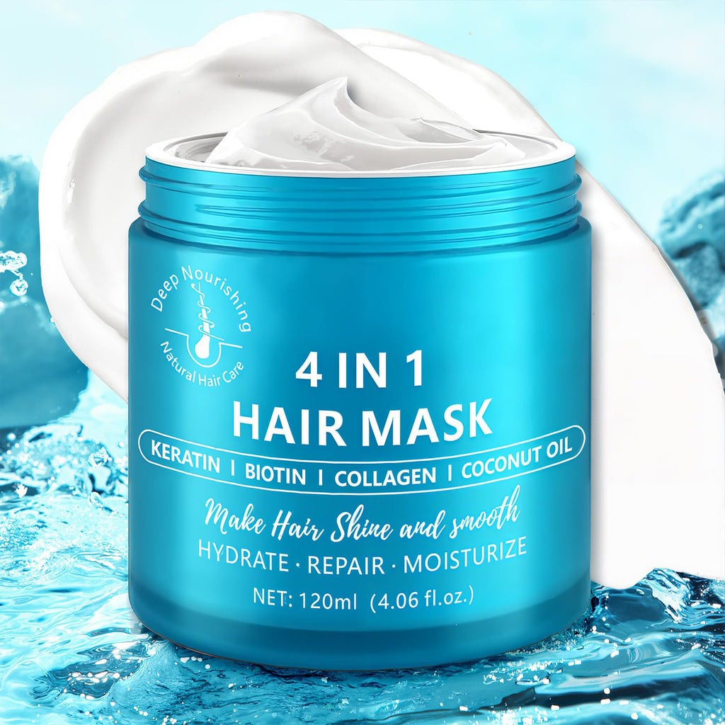 PIFLAT Deep Conditioning Hair Mask – Keratin Repair for Damaged Hair (4.06 oz)