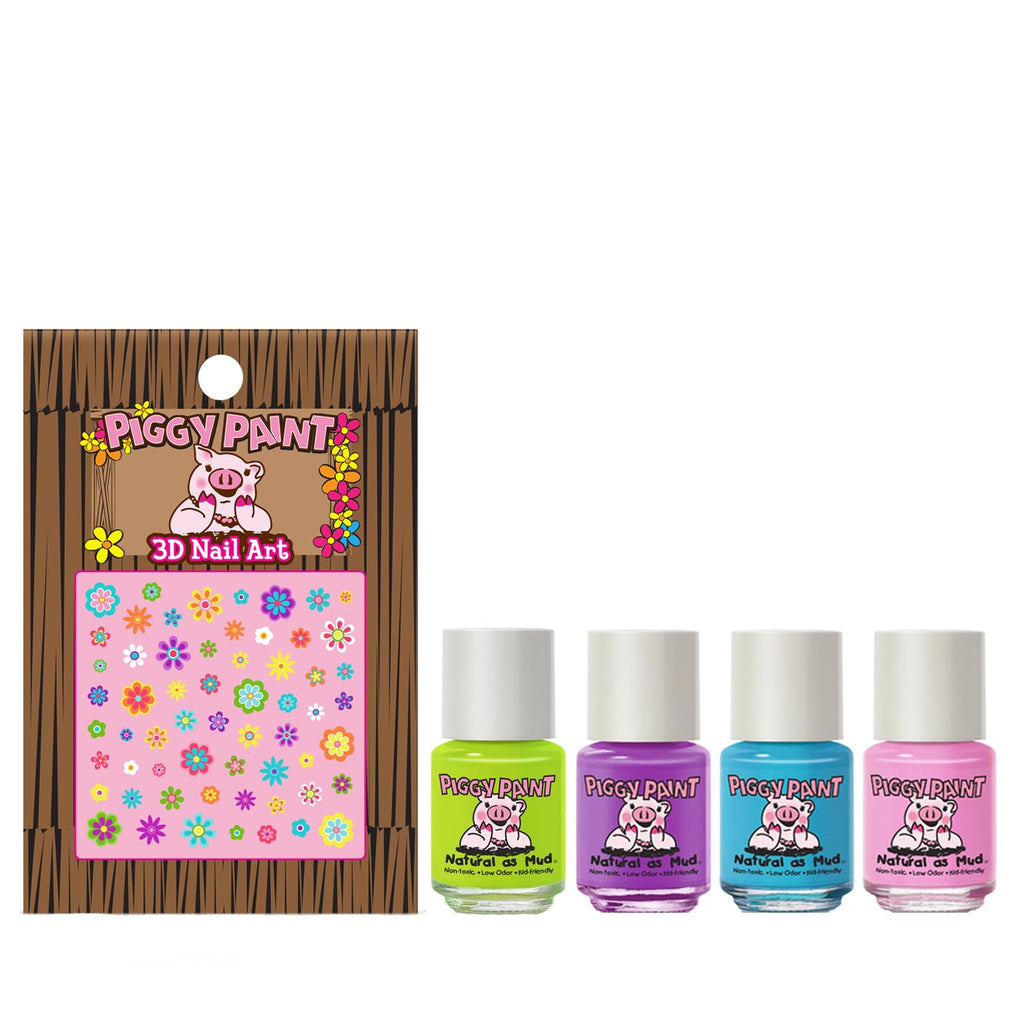 Piggy Paint 100% Non-Toxic Kids Nail Polish – Water-Based, Odorless & Kid-Friendly – Funny Bunny