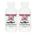 Piggy Paint Nail Remover – Gentle, Acetone-Free, Low Odor, 4 oz (Pack of 2)