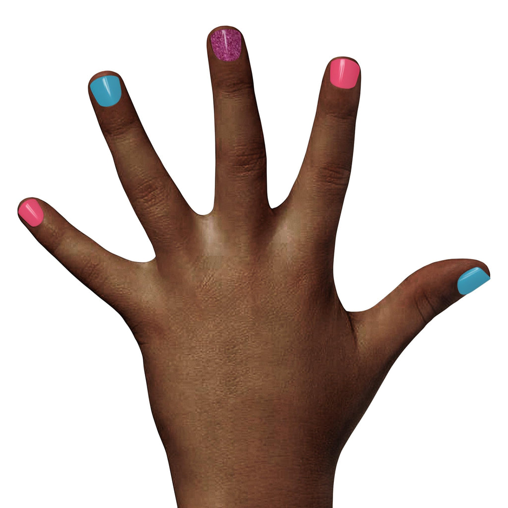 Piggy Paint Unicorn Fairy Gift Set - 100% Non-Toxic Kids Nail Polish (3 Polishes + Nail Art)