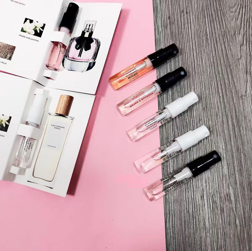 Pilestone Women's Designer Fragrance Sampler Set – 8 Random Vials, Travel Ready