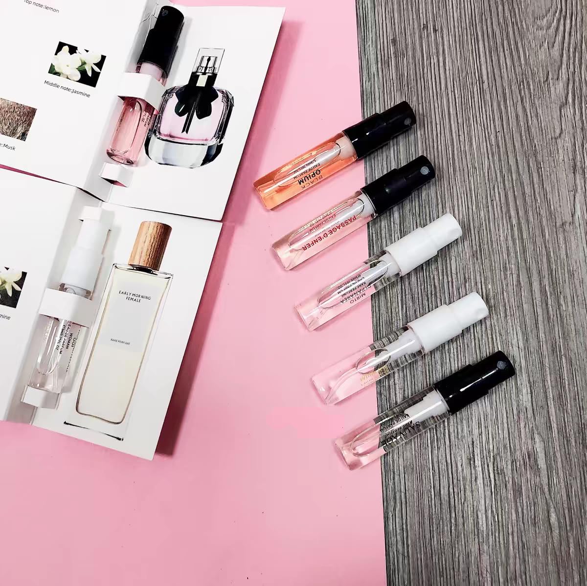 Pilestone Women's Designer Fragrance Sampler Set – 8 Random Vials, Travel Ready