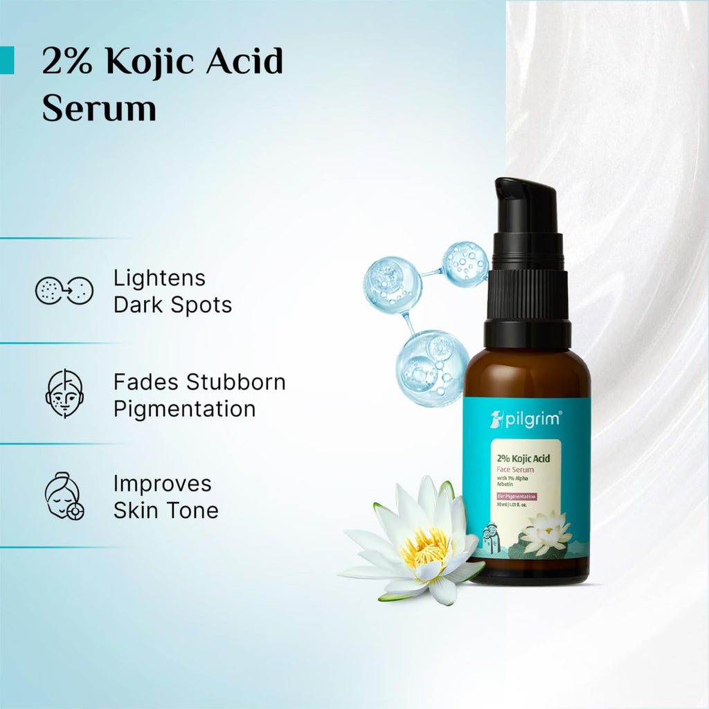 Pilgrim Face Serum with 1% Alpha Arbutin — Lightweight, Even-Tone Skin
