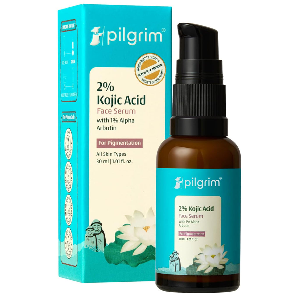 Pilgrim Face Serum with 1% Alpha Arbutin — Lightweight, Even-Tone Skin