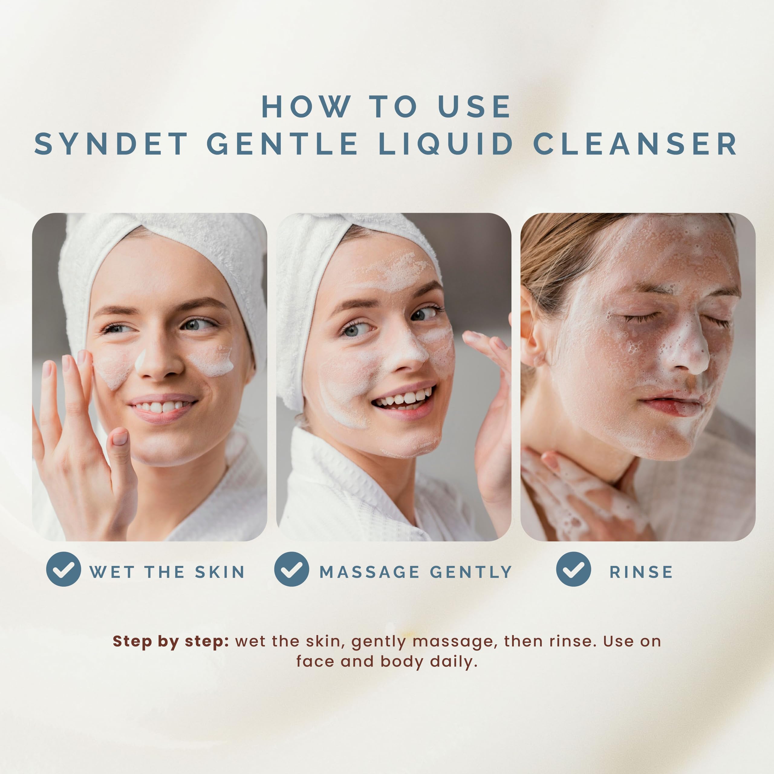 Pili Natural Syndet - Gentle Skin Cleanser with Oatmeal & Aloe Vera | Hypoallergenic for Sensitive Skin | 8.4 fl oz x2