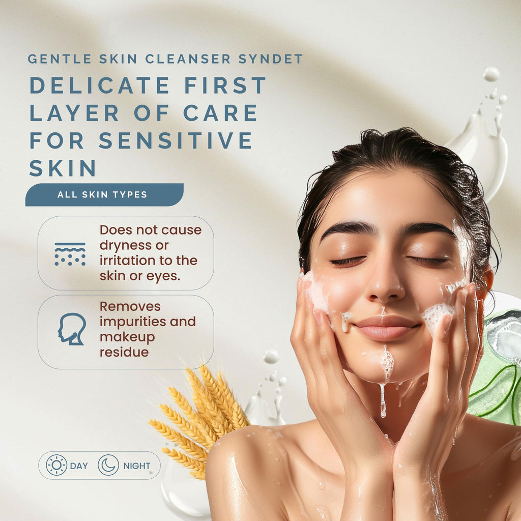 Pili Natural Syndet - Gentle Skin Cleanser with Oatmeal & Aloe Vera | Hypoallergenic for Sensitive Skin | 8.4 fl oz x2
