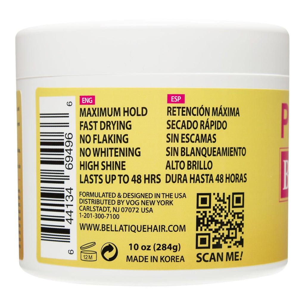 PINK LEMON Braiding Gel - Maximum Hold, High Shine, No Flaking | 10 oz