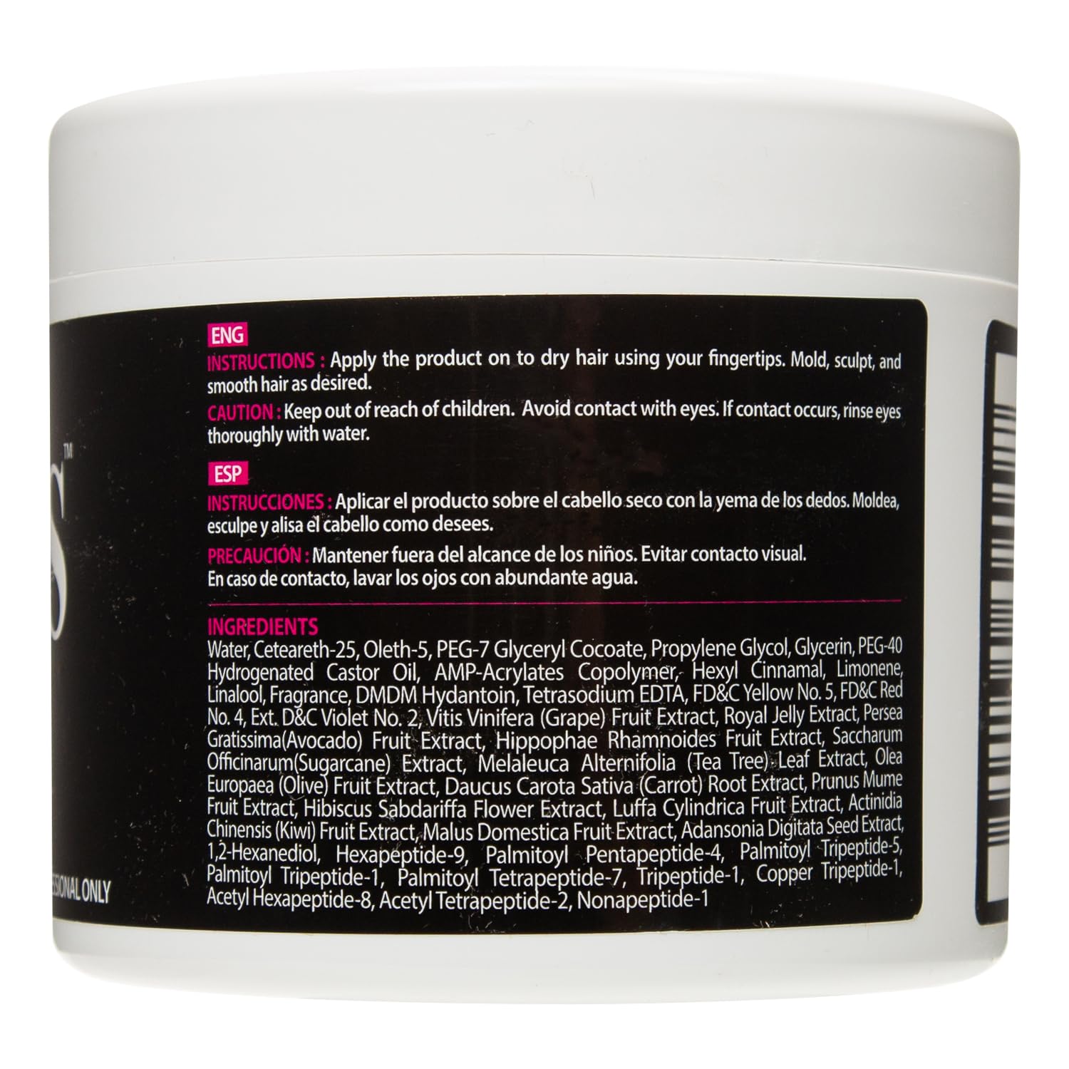 PINK LEMON Braiding Gel – Maximum Hold, No Flaking, High Shine (10 oz)