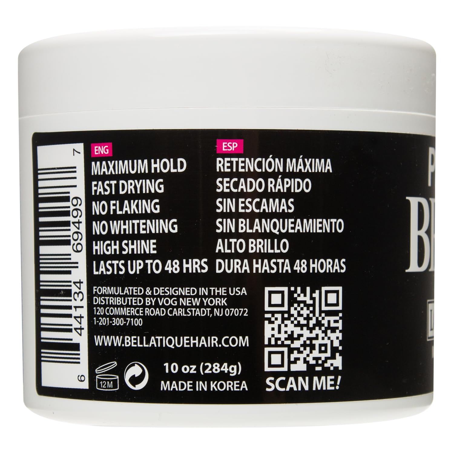 PINK LEMON Braiding Gel – Maximum Hold, No Flaking, High Shine (10 oz)