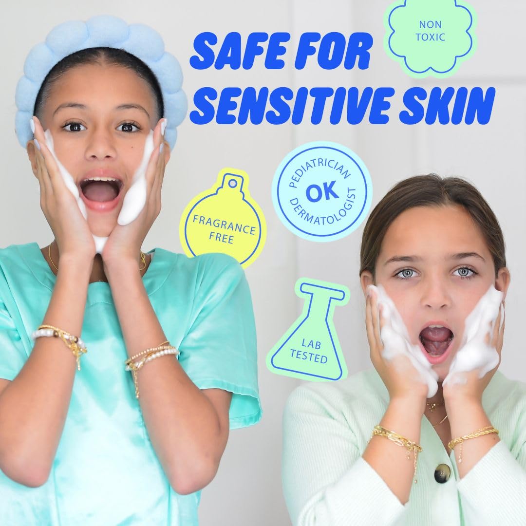 Pipa Skincare Start Young Bundle Gift Set | 3-Step Tween Skincare for Girls 8–12