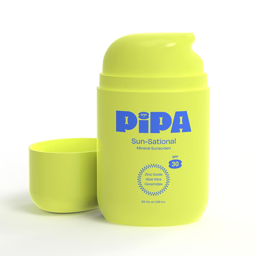Pipa Sun-Sational 100% Mineral Daily Sunscreen SPF 30 (50 ml) | Unscented for Sensitive Skin