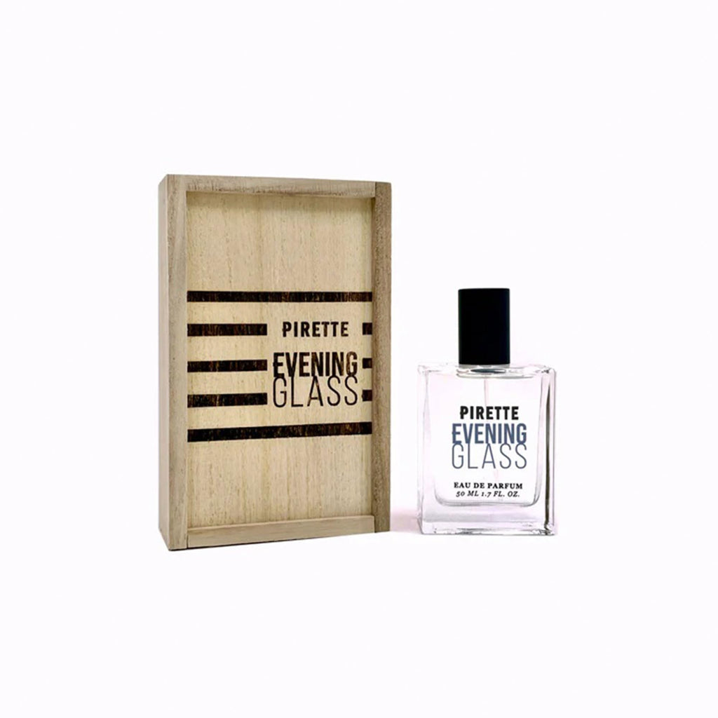 PIRETTE Evening Glass Eau de Parfum for Women – Beach-Inspired Notes: Dark Coconut, Smoky Vanilla & Sea Salt