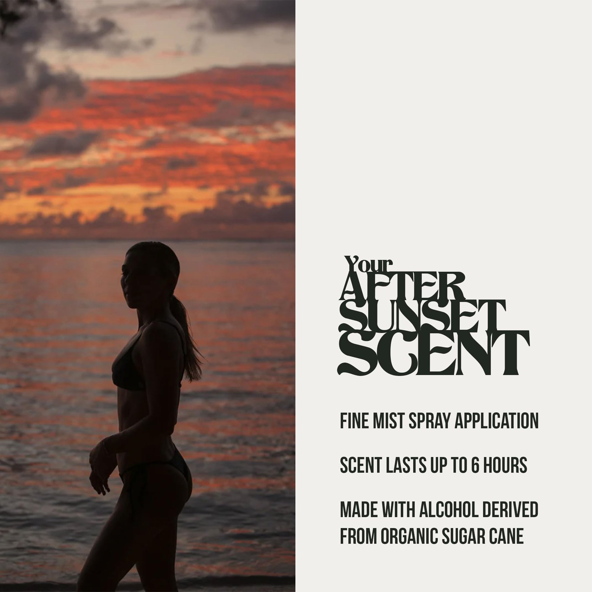 PIRETTE Evening Glass Eau de Parfum for Women – Beach-Inspired Notes: Dark Coconut, Smoky Vanilla & Sea Salt