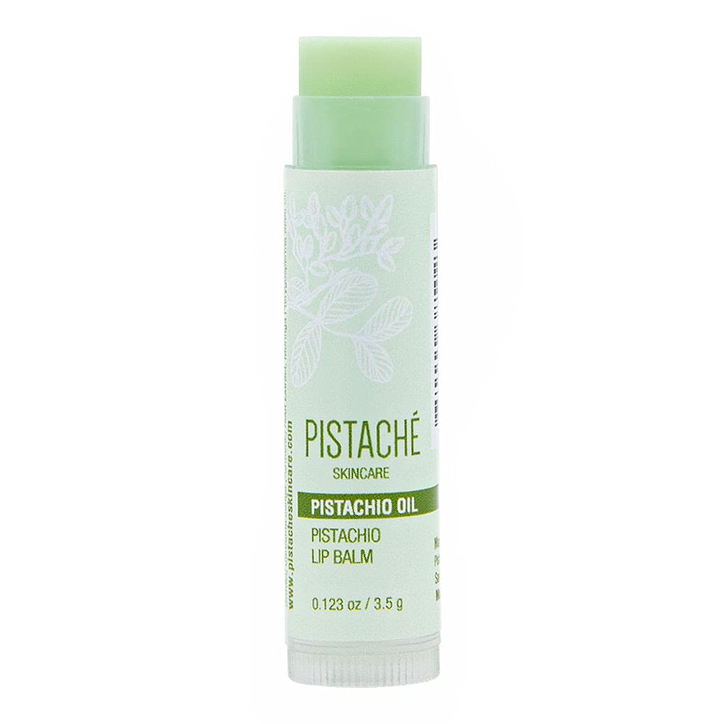 Pistaché Skincare Pistachio Oil Lip Balm — Hydration, Vitamin E, Antioxidant Protection | 0.12 oz