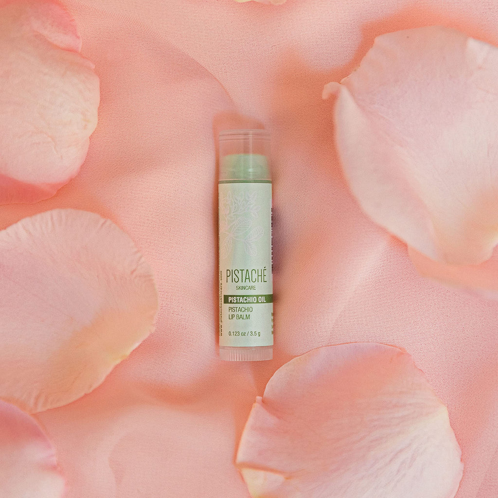 Pistaché Skincare Pistachio Oil Lip Balm — Hydration, Vitamin E, Antioxidant Protection | 0.12 oz