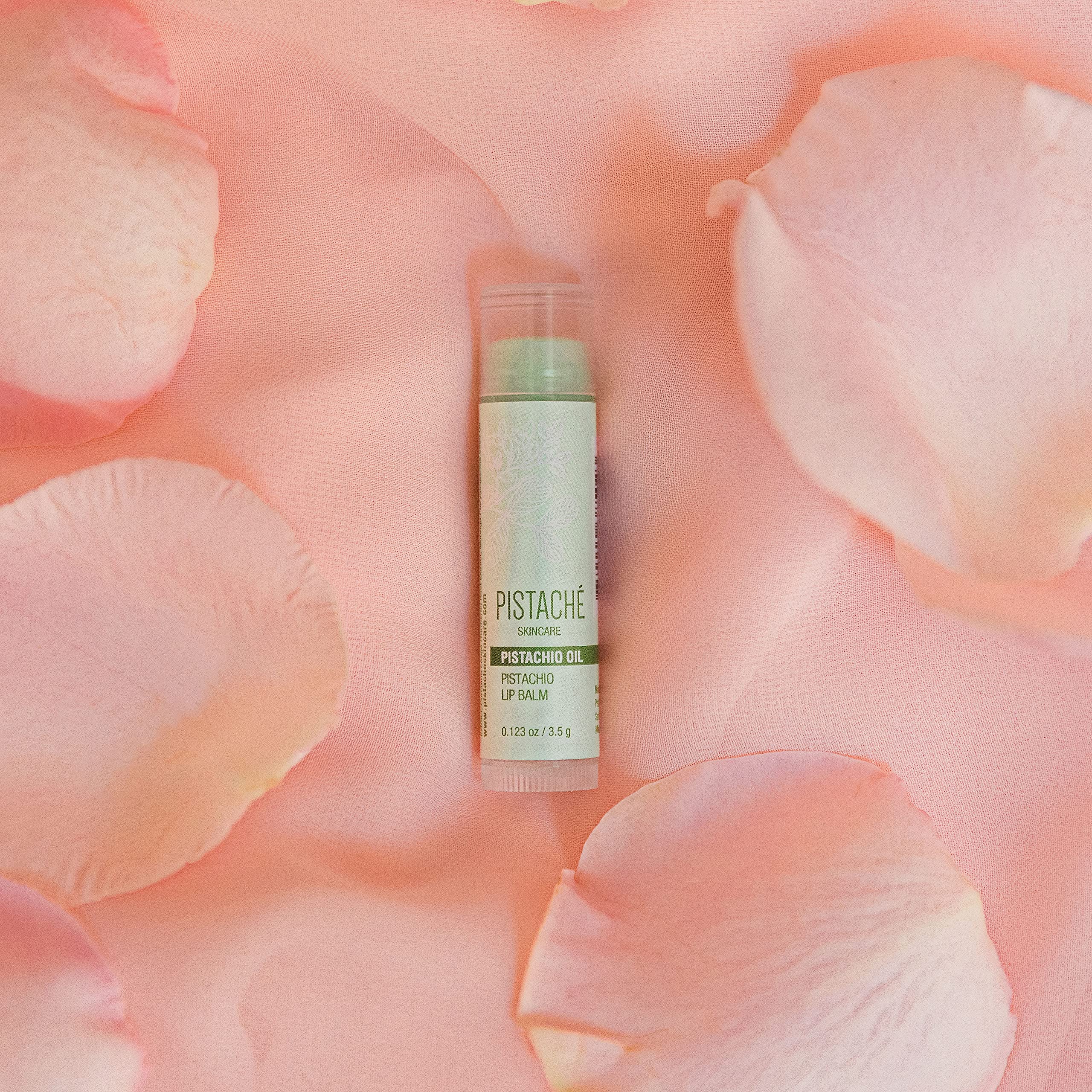 Pistaché Skincare Pistachio Oil Lip Balm — Hydration, Vitamin E, Antioxidant Protection | 0.12 oz