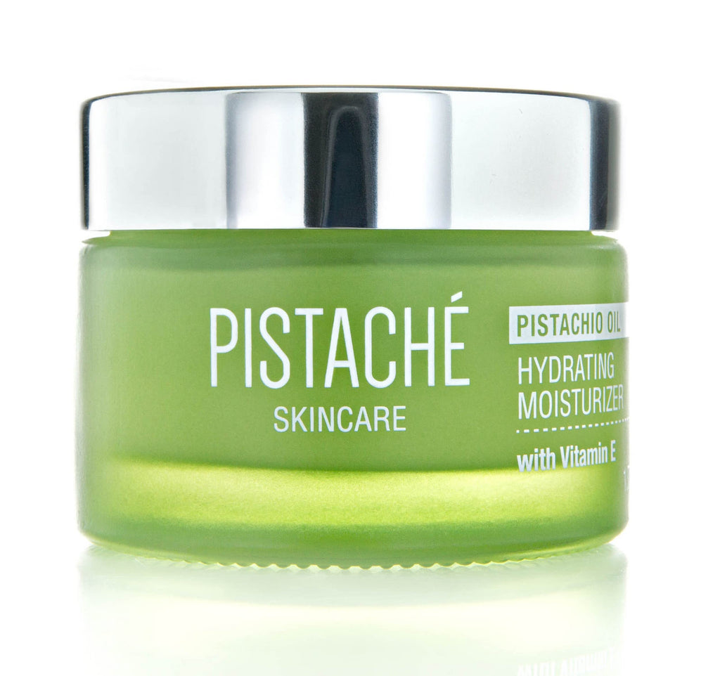 Pistaché Skincare Pistachio Oil Face Moisturizer | Hydrating & Nourishing Cream with Vitamin E for Face, Neck & Chest, 1.7 oz