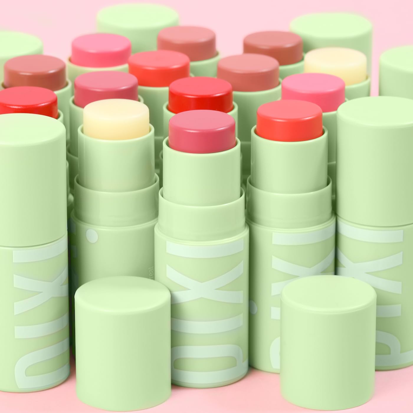 Pixi +Hydra LipTreat Naturals Trio — Tinted Hydrating Lip Balms in Clear, Peach-y, Nectar | 0.16 oz