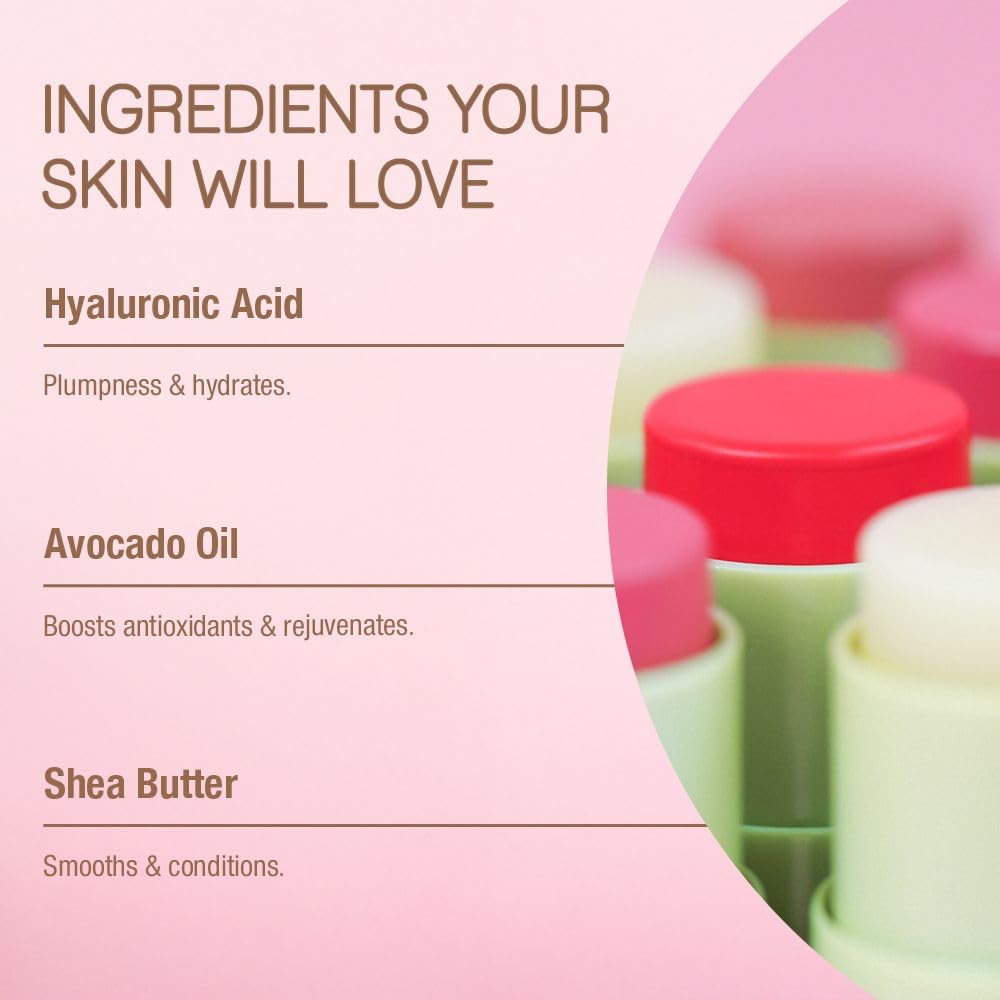 Pixi +Hydra LipTreat Naturals Trio — Tinted Hydrating Lip Balms in Clear, Peach-y, Nectar | 0.16 oz