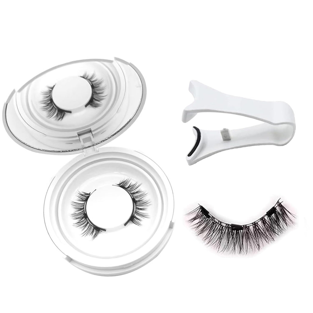 PKsiauya Ginani Magnetic Lashes – No Glue, Reusable Lashes with Applicator for Valentine's Day