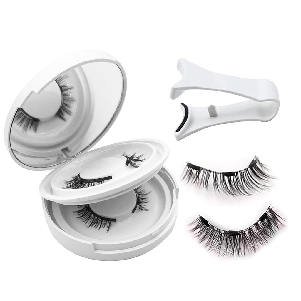 Ginani Magnetic Lashes by PKsiauya — No Glue, Reusable Lashes with Applicator for Valentine's Day