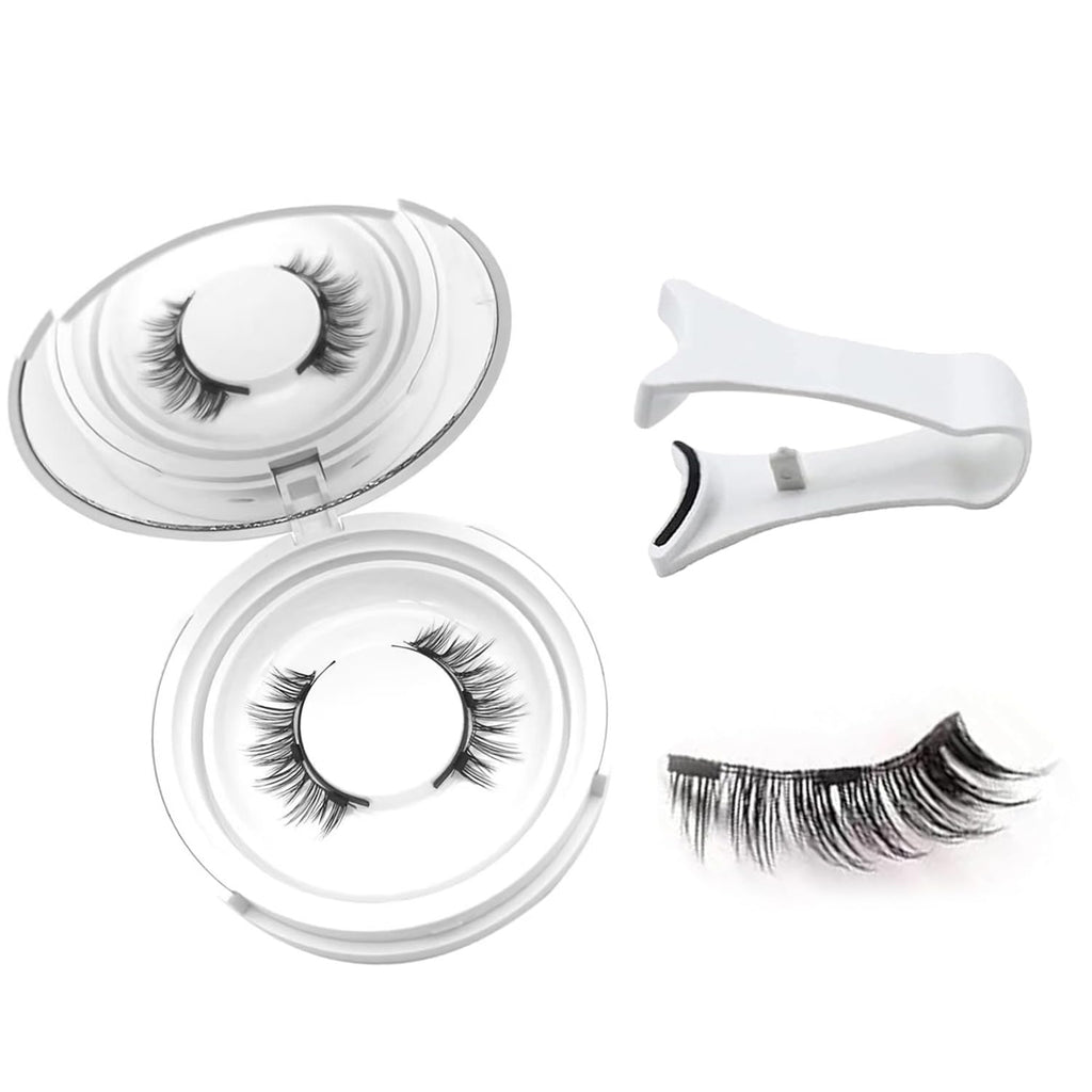 PKsiauya Hunnyfit Magnetic Lashes – No Glue, Easy Applicator, Reusable Up to 202 Uses
