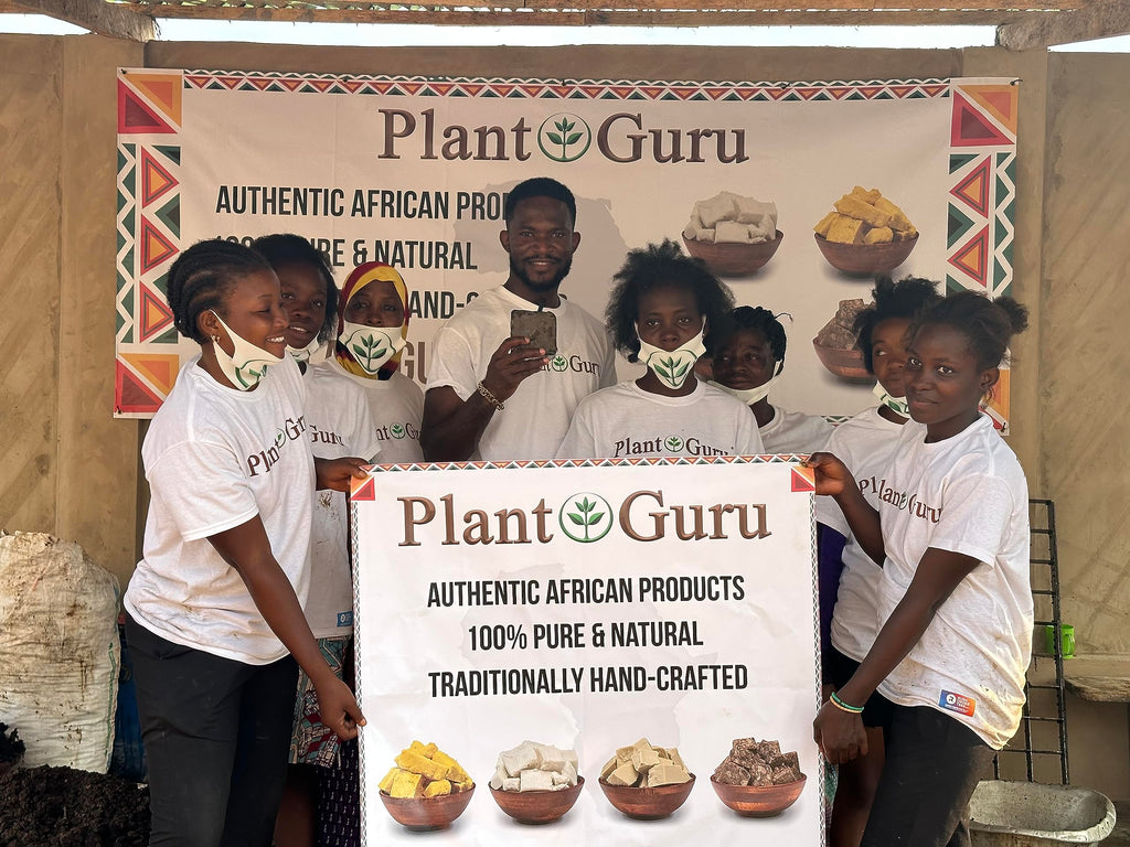 Plant Guru Raw African Black Soap – 5 lbs Bulk Bars, 100% Natural from Ghana