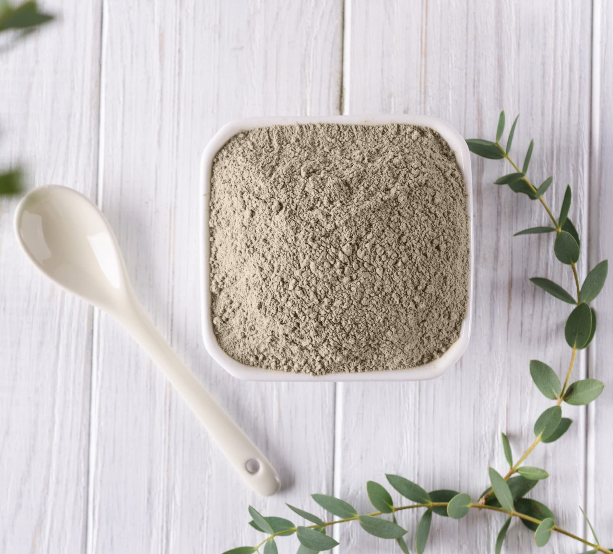 Plant Guru Calcium Bentonite Clay Powder 15 lbs – Indian Healing Clay for Face, Hair & Body