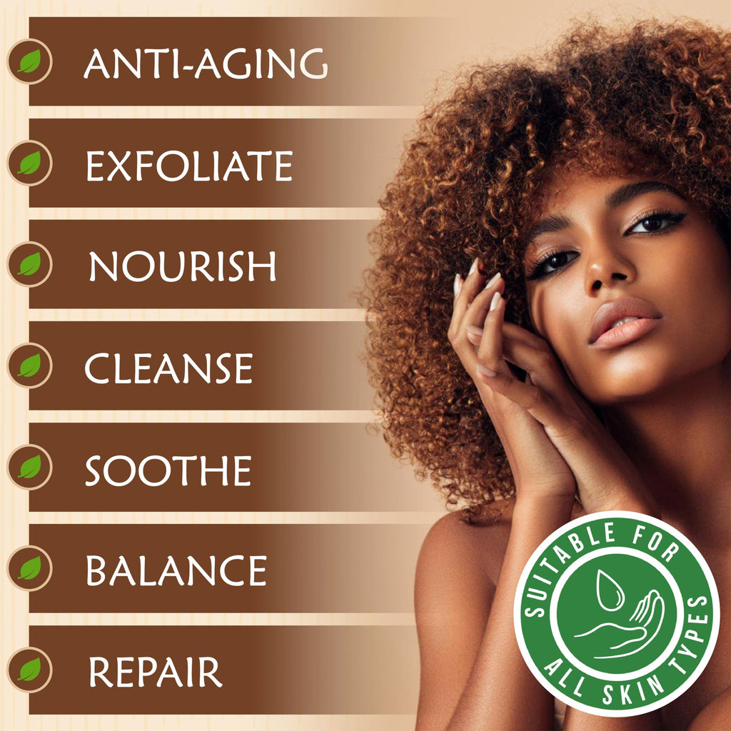Plant Guru Raw African Black Soap – 5 lbs Bulk Bars, 100% Natural from Ghana