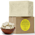 Plant Guru Raw African Shea Butter 5 lb Bulk Block – 100% Pure, Unrefined Ivory
