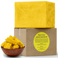 Plant Guru Raw African Shea Butter – 5 lb Bulk Block, 100% Pure & Unrefined Yellow, Moisturizer for Skin, Hair & DIY