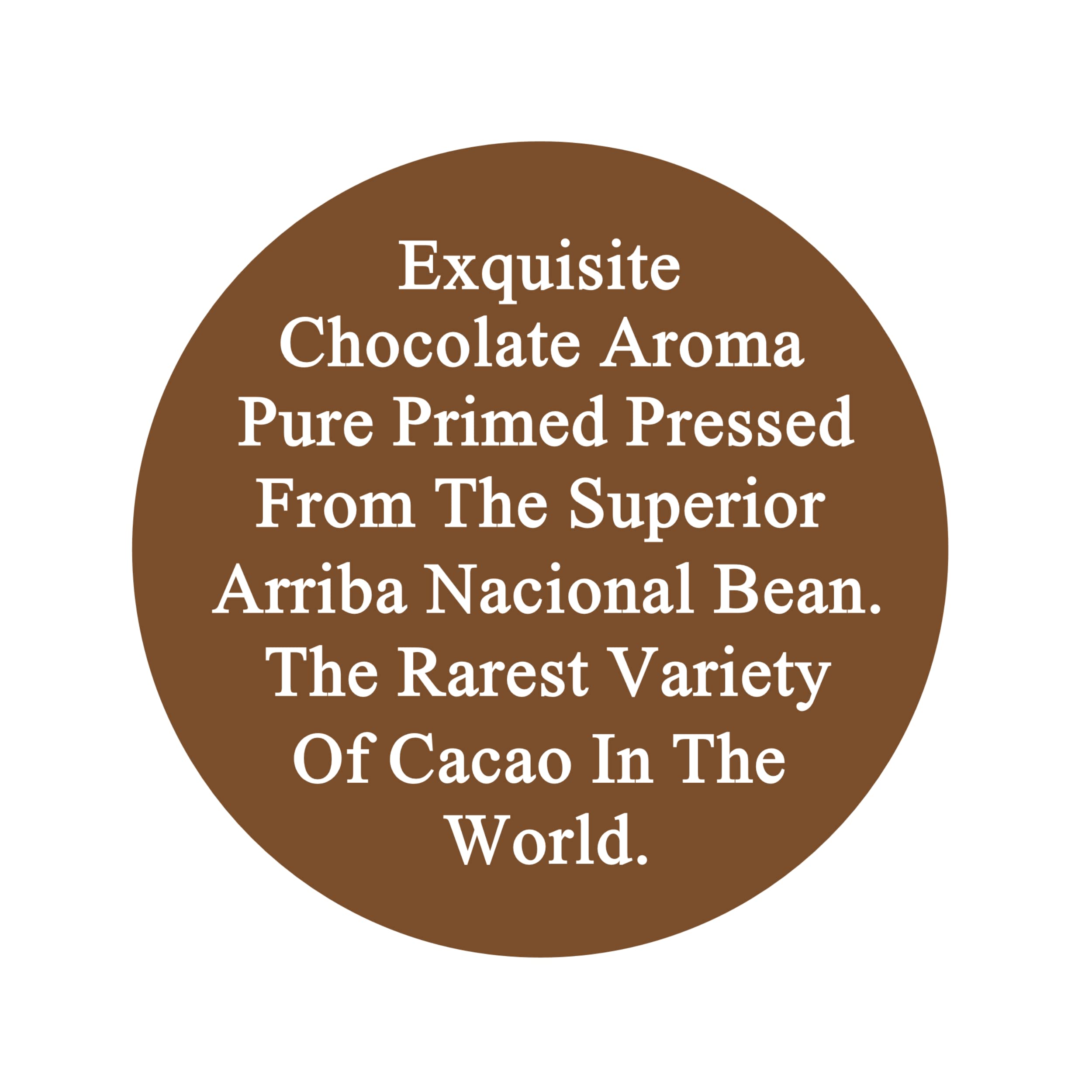 Plant Guru Raw Cocoa Butter 1 lb Bar – 100% Pure Unrefined Food-Grade Arriba Nacional Cocoa