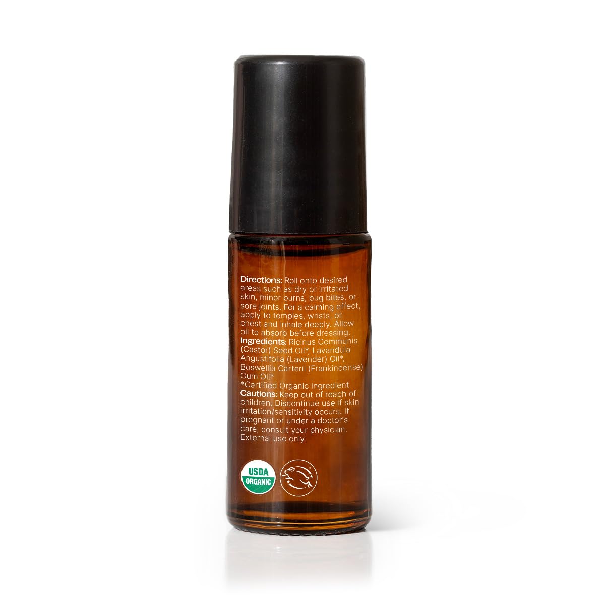 Plant Therapy Organic Lavender & Frankincense Castor Oil Roll-On – 30 mL