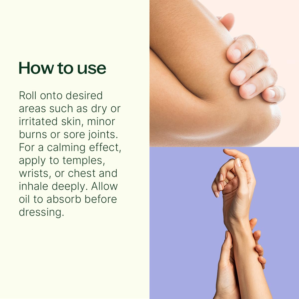 Plant Therapy Organic Lavender & Frankincense Castor Oil Roll-On – 30 mL