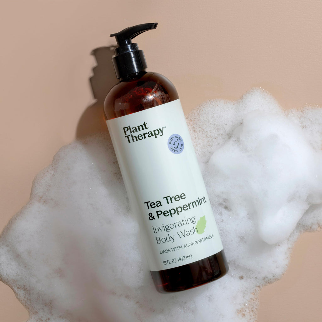 Plant Therapy Tea Tree & Peppermint Body Wash 16 oz | Sulfate-Free, All Skin Types