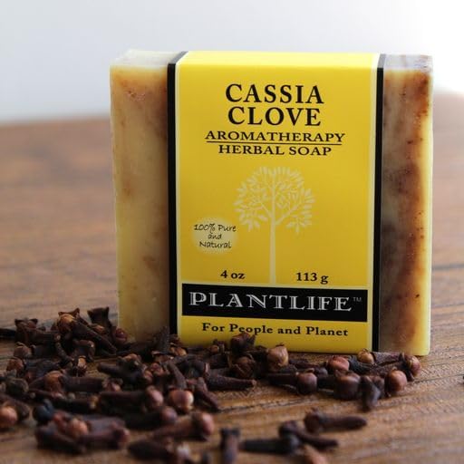 Plantlife Cassia Clove 3-Pack Bar Soap | Moisturizing, Hand-Crafted Castile in California
