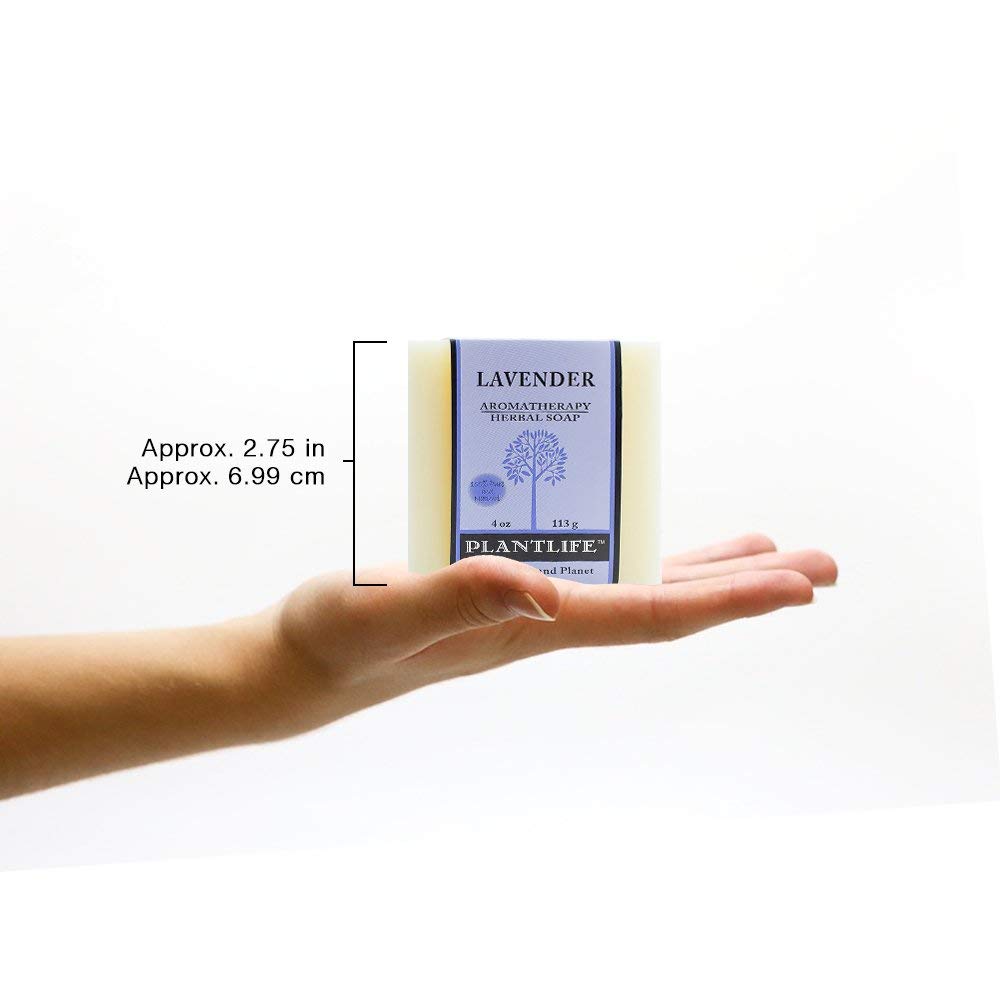 Plantlife Lavender 3-Pack Bar Soap – Moisturizing & Soothing, Hand Crafted in California