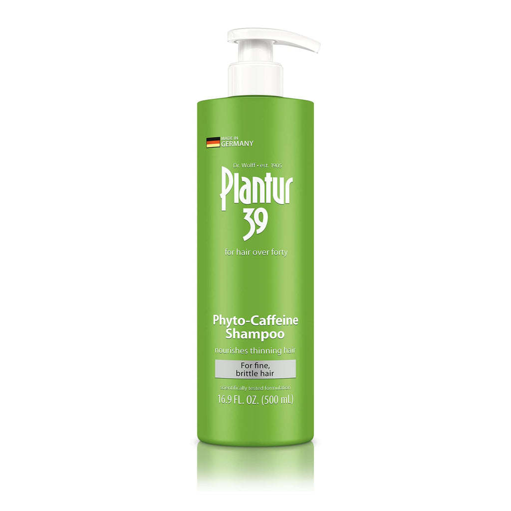 Plantur 39 Fine & Brittle Hair Shampoo – Phyto-Caffeine Formula for Women’s Thinning Hair | 16.9 fl oz