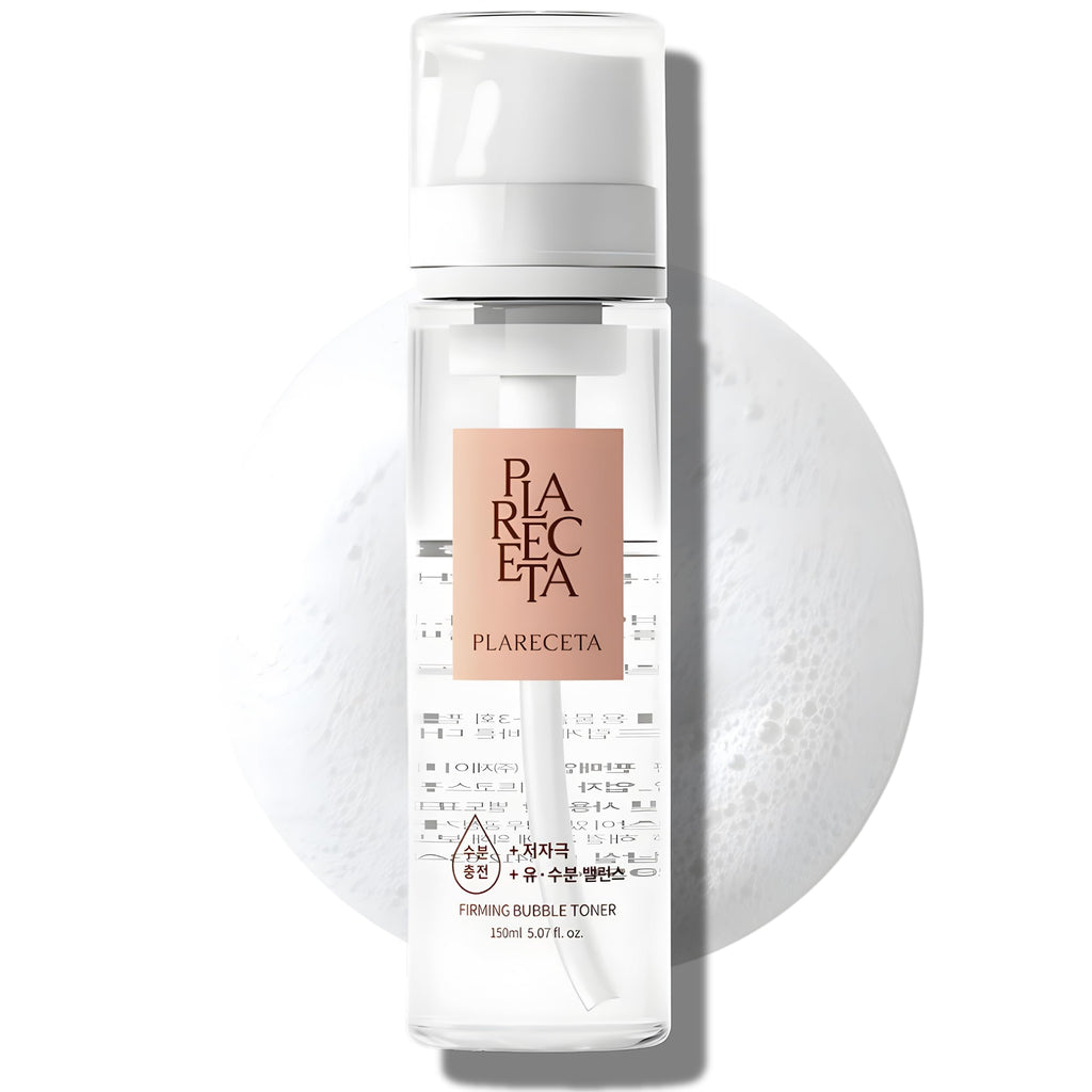 PLARECETA Firming Bubble Toner – Hydrating, Purifying Skin Balance (5.07 Fl Oz)