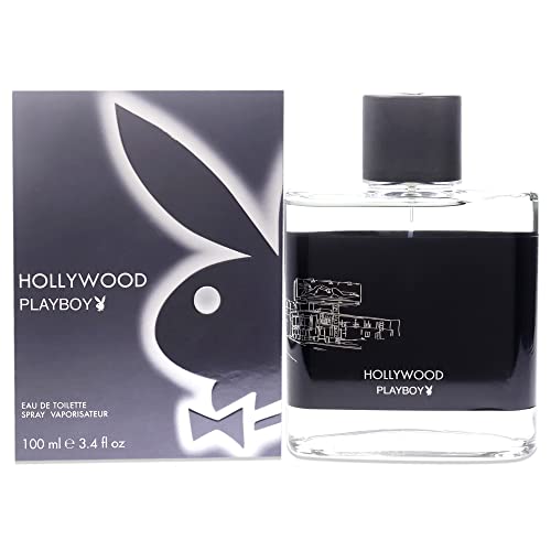 Playboy Hollywood Eau de Toilette for Men – 100 ml / 3.4 oz | Playboy Fragrances