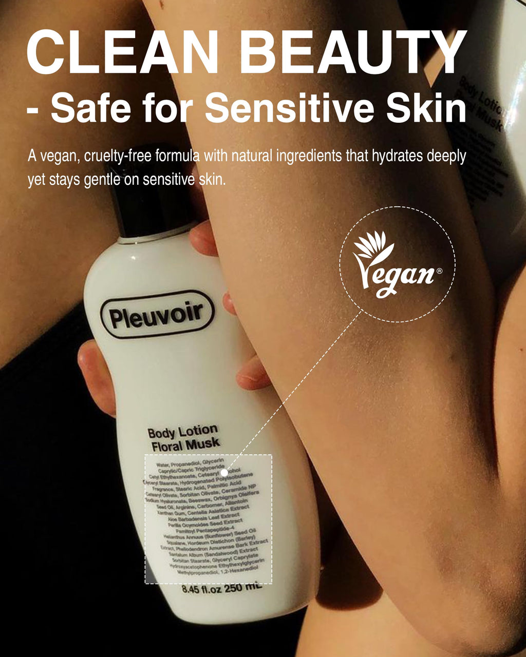 Pleuvoir Take Me Home Body Lotion – Yuzu Neroli Citrus Floral Scent, Vegan K-Beauty, 8.45 fl oz