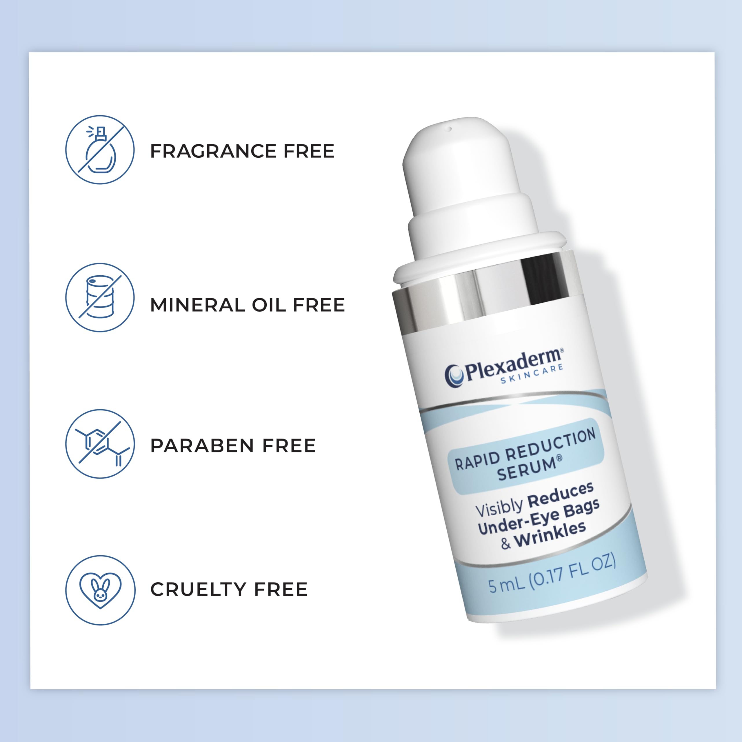 Plexaderm Rapid Reduction Eye Serum – Instant Under-Eye Smoothing & Fine Line Relief
