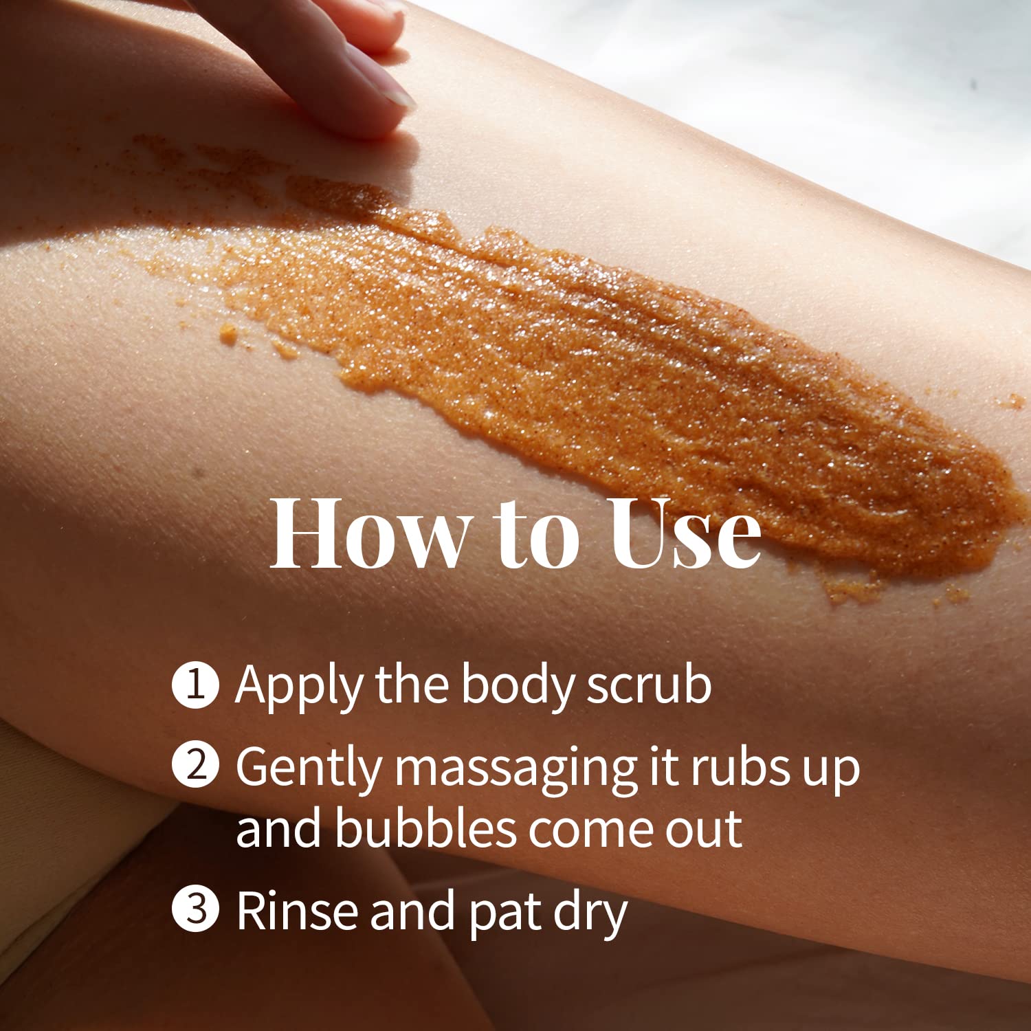 PLU Original Walnut Body Scrub Polish - White Musk, Exfoliating & Hydrating Glow (6.76 oz)